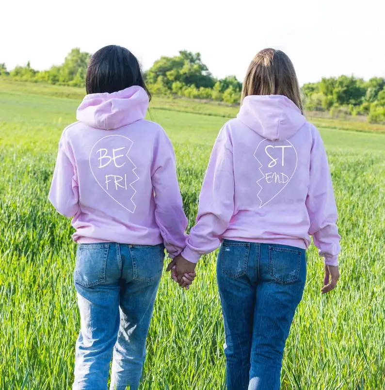 

Stay true Funny Best Friend Hoodie Matching Best Friends Hoodies Spring Autumn Hoody Bff Clothing Drop Ship