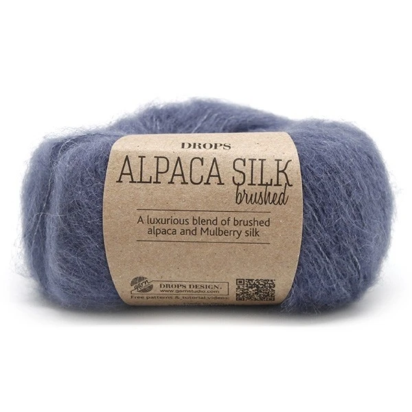 Пряжа DROPS Brushed Alpaca Silk|Пряжа| |