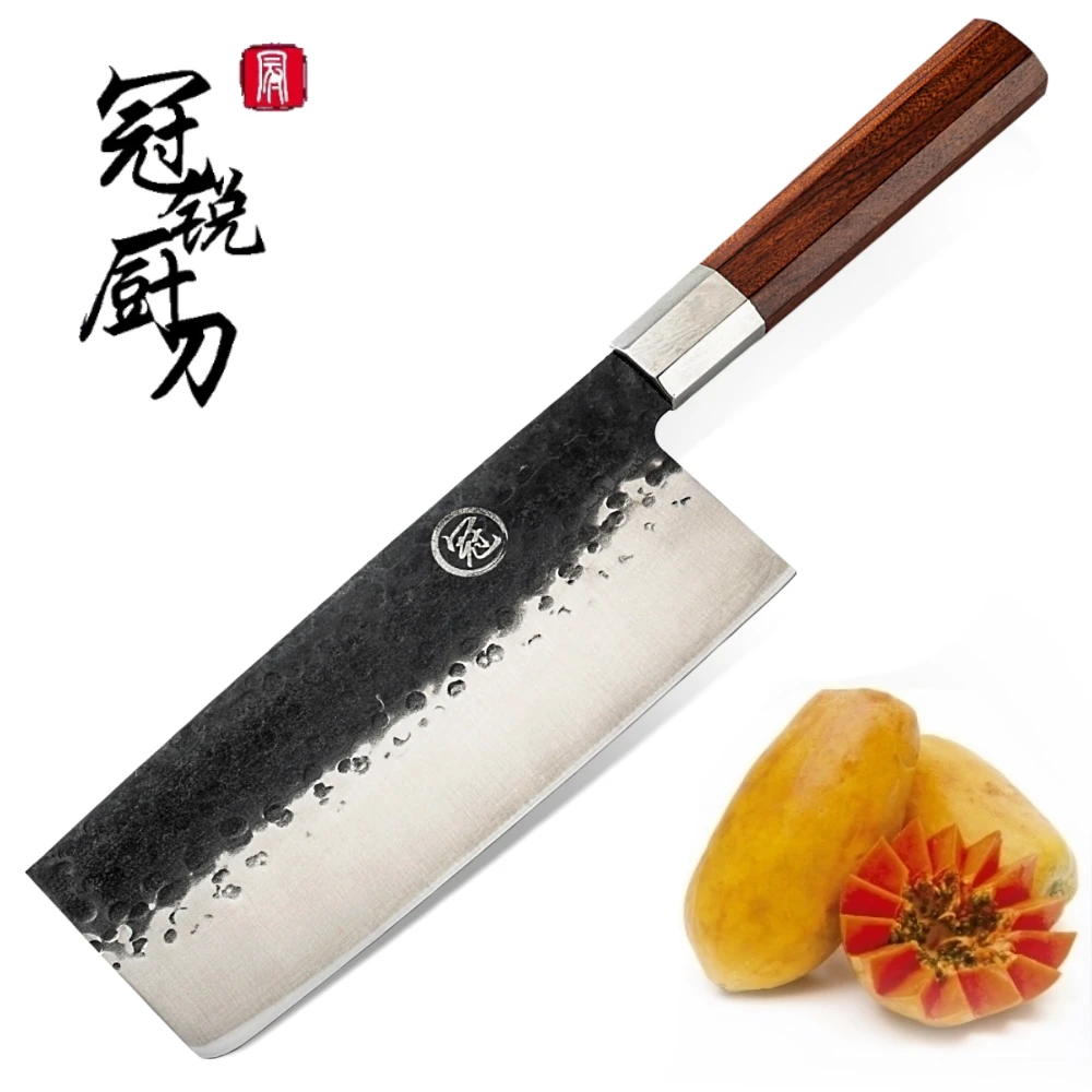 Китайский кухонный нож ручной работы из высокоуглеродистой стали 7 5 дюйма 4cr13