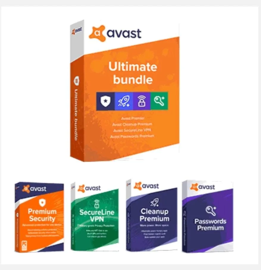 

Avast Cleanup (Ultimate +SecureLine VPN+AntiTrack) 360 days 1PC 1 KEY 1YEAR fast