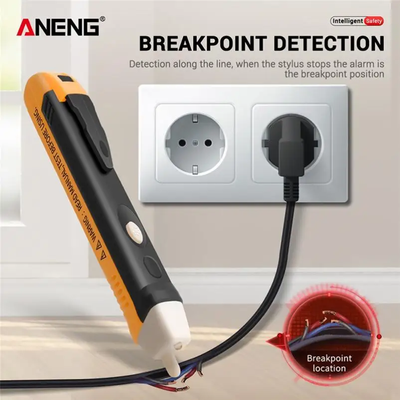 1AC D Бесконтактный индукционный тестовый карандаш AC 12 1000 В детекторы напряжения