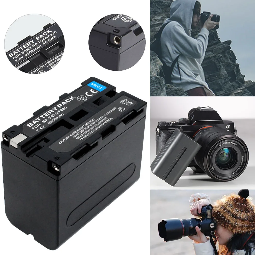 Аккумулятор для Canon LP-E6 6600mAh для Canon EOS7D, CanonEOS 5D, Canon EOS6D, CanonEOS 60D