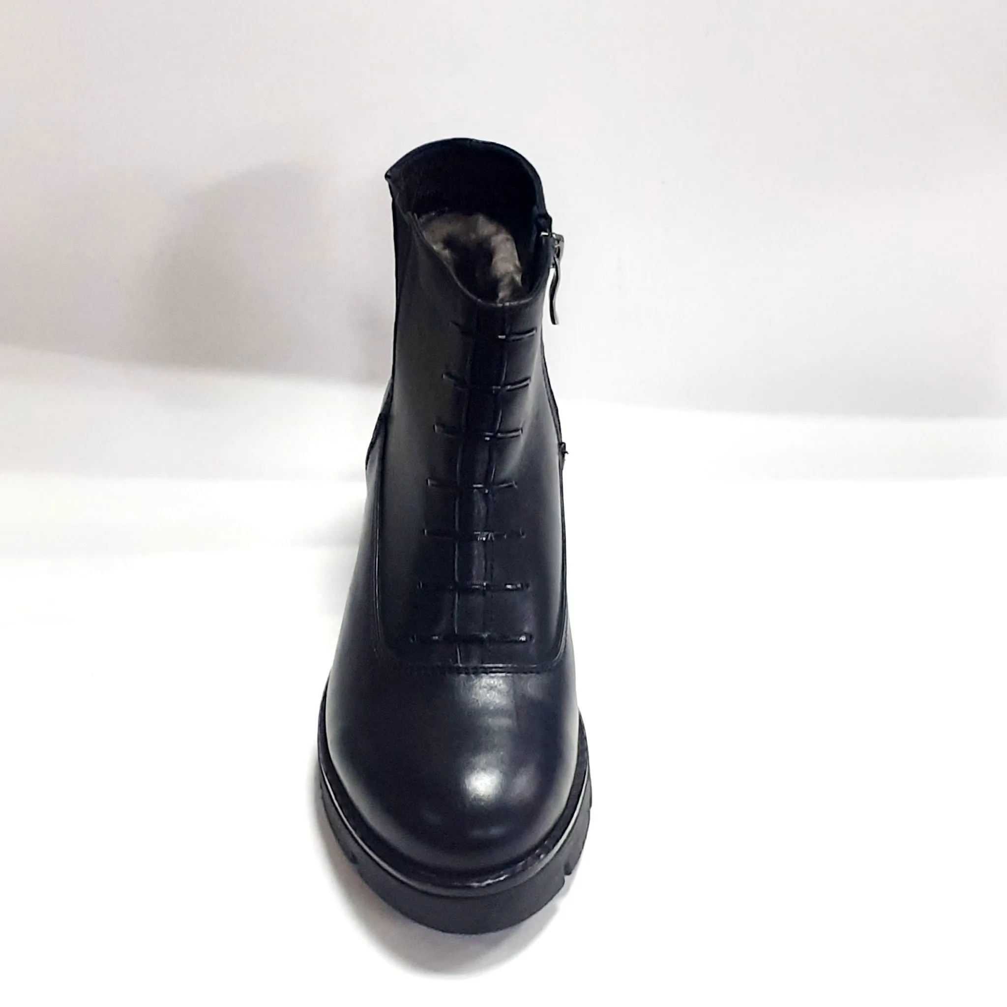 Женские полусапоги BALINI LINEA зимние натуральная кожа натуральный мех - купить по