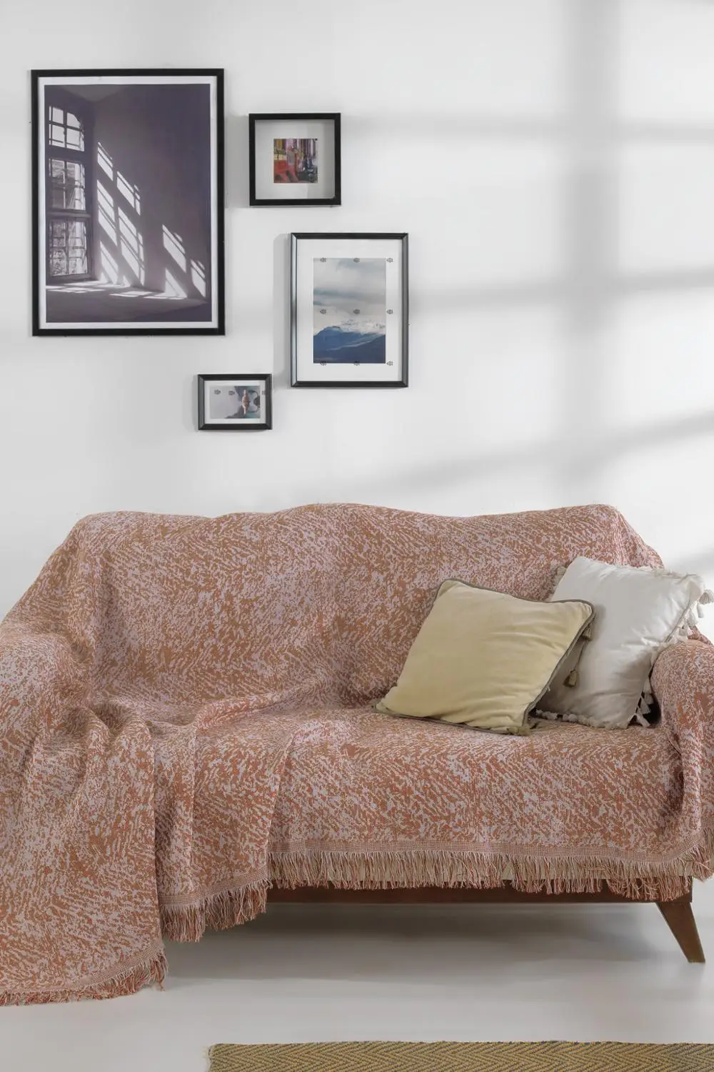 100% хлопок натуральный чехол для дивана | Подлинный 170x230 см Декоративная шаль