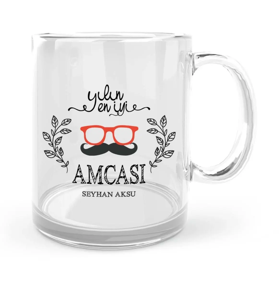 

Personalized The Year 'S Best Uncle Glass Mug Cup