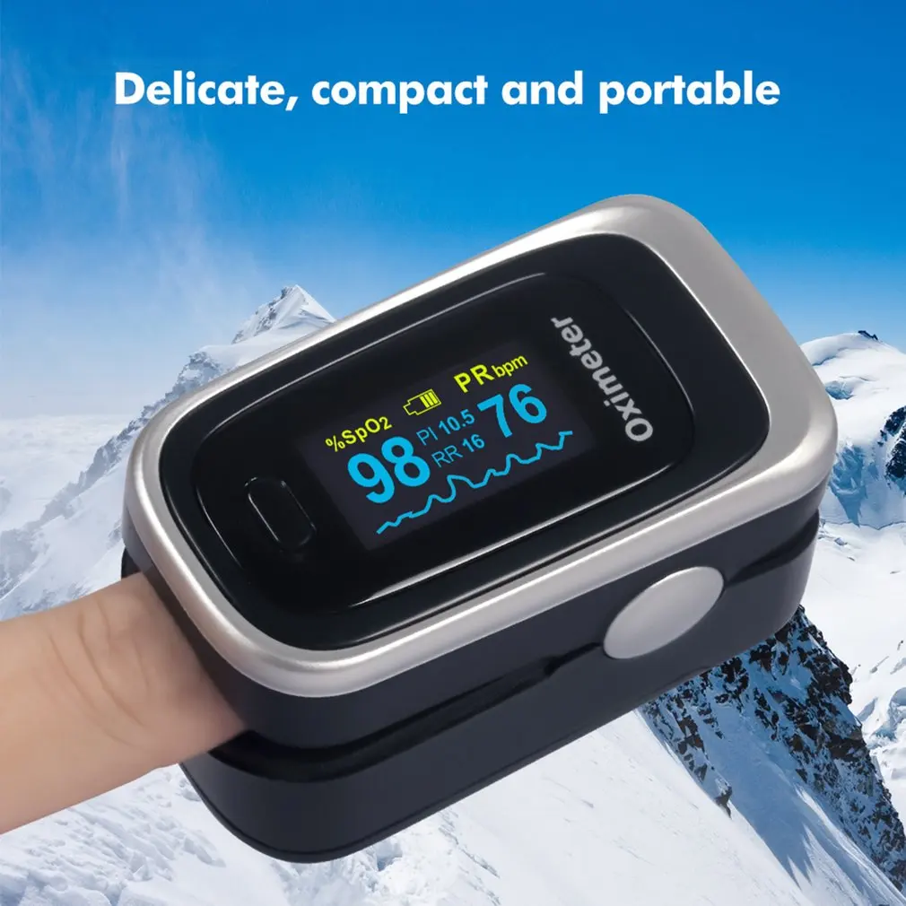 

JZ-130R Finger Oximeter Fingertip Pulse Oximeter Medical Equipment With Sleep Monitor Heart Rate Spo2 PR Pulse Oximeter