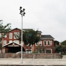 4 шт. HO Scale модельное освещение для башни модель уличного