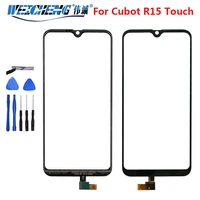6 26black for cubot r15 front glass touch screen digitizer sensor touchscreen panel for cubot r15 mobile phone partstools