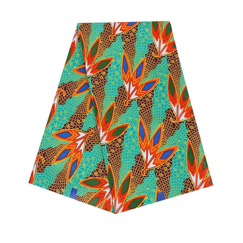 

African Ankara High Quality Wax Print Fabric Printing 100% cotton African Ankara Batik Fabric Sewing Material 6 Yard