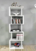 High quality of chipboard BookShelf Bookcase Shelf Shelves Bookshelves Furniture Office Living Room, Book Roof Interior Design