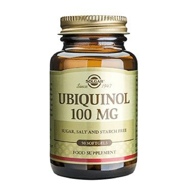 

Ubiquinol 100 mg 50 Softjel Capsules Koenzim Q-10 CoQ-10 Naturel Tablettes Herbal Tablets
