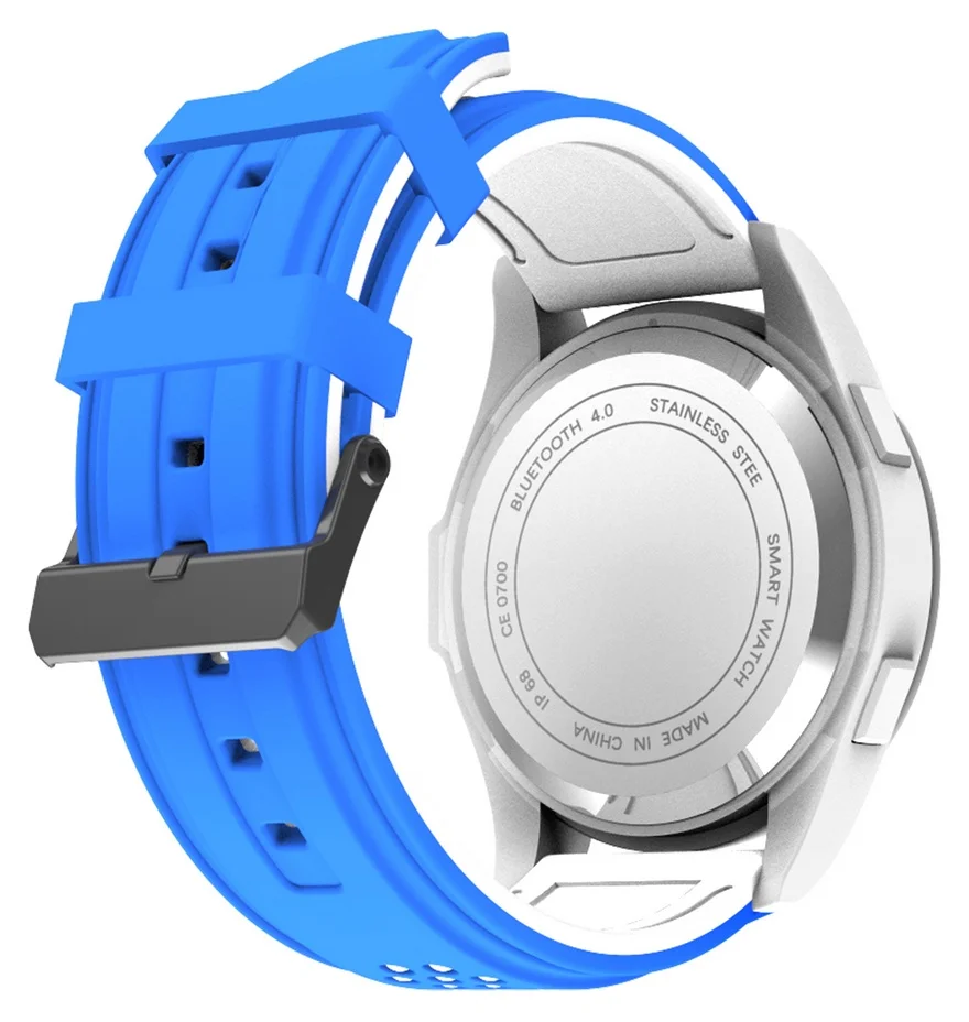 Часы CARCAM SMART WATCH F3 - WHITE Синий силикон | Электроника