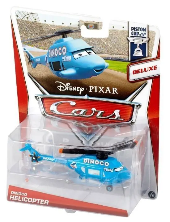 Металлическая машинка &quotТачки 2: Делюкс&quot вертолет Диноко|Товары для праздника|