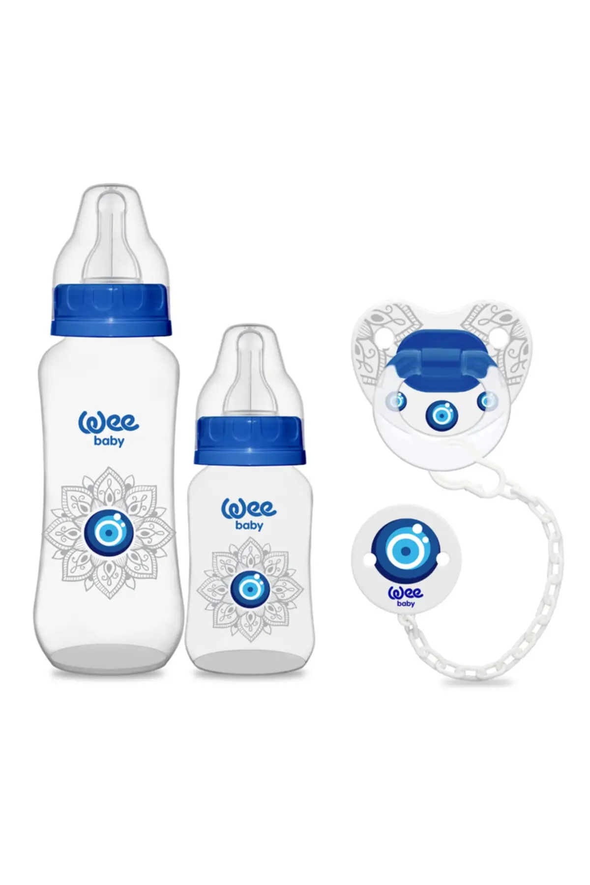 Wee Baby С рисунком Злой Глаз бусина продукта комплект для новорожденного в качестве