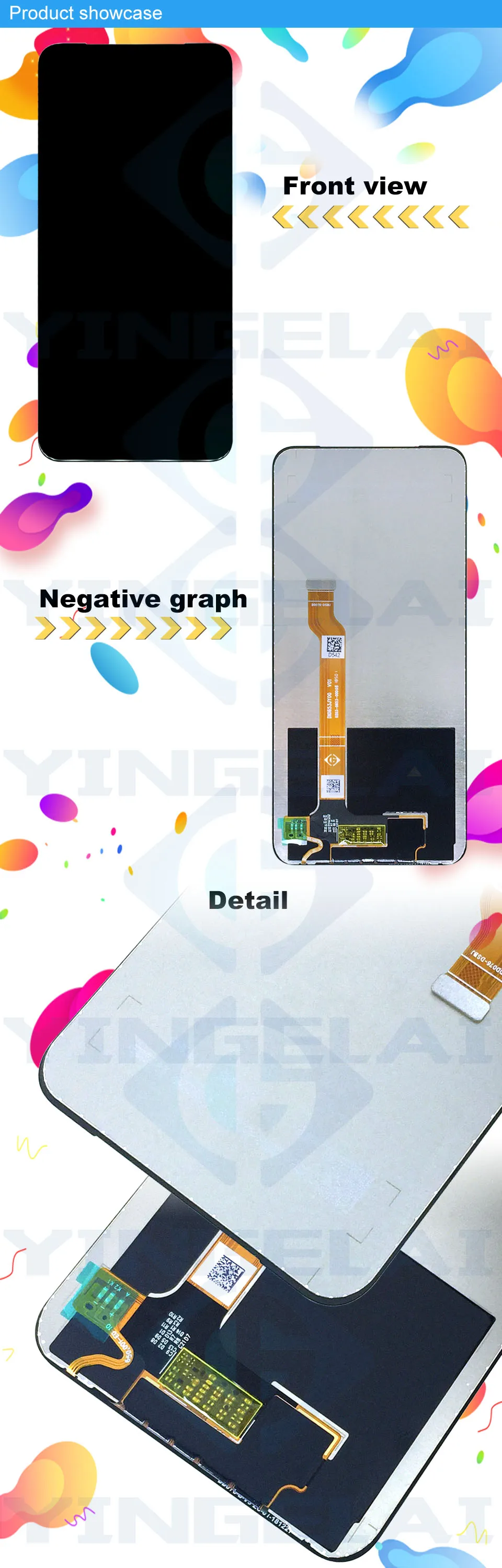 6,53 ''для OPPO F11 Pro cph696lcd дисплей кодирующий преобразователь сенсорного экрана в сборе lcd полный для OPPO F11Pro lcd запасные части