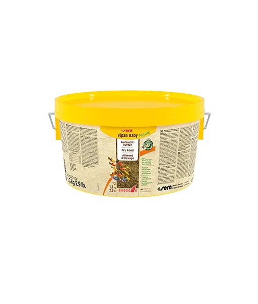 

Sera Vipan Baby atNure - 2200 ml (1,3 kg) SKT: 09.2023 kitten micro flakes for fishes as prebiotic activated prebiotics olara
