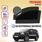 Автошторки PREMIUM передние Nissan X-Trail Т-31 Автомобильные каркасные солнцезащитные шторки Шторки на авто