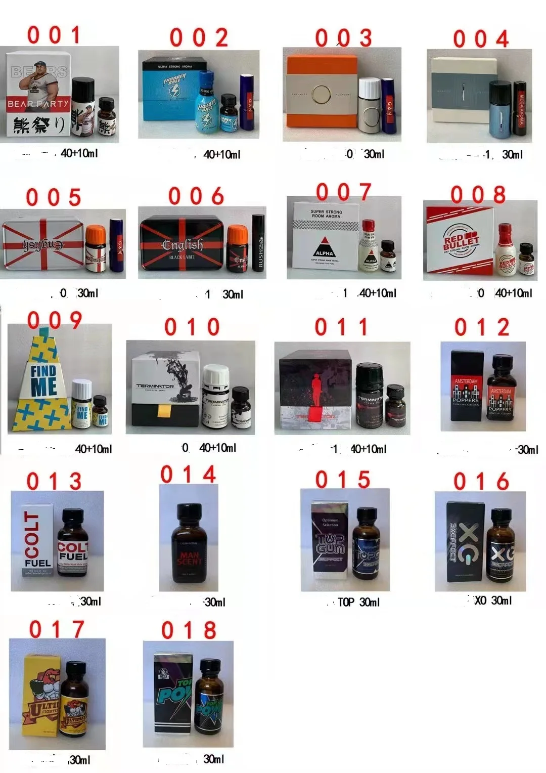 

G&N/PWD Poppers Brand Gay Gift Rush Bottle pig big box or 30ml