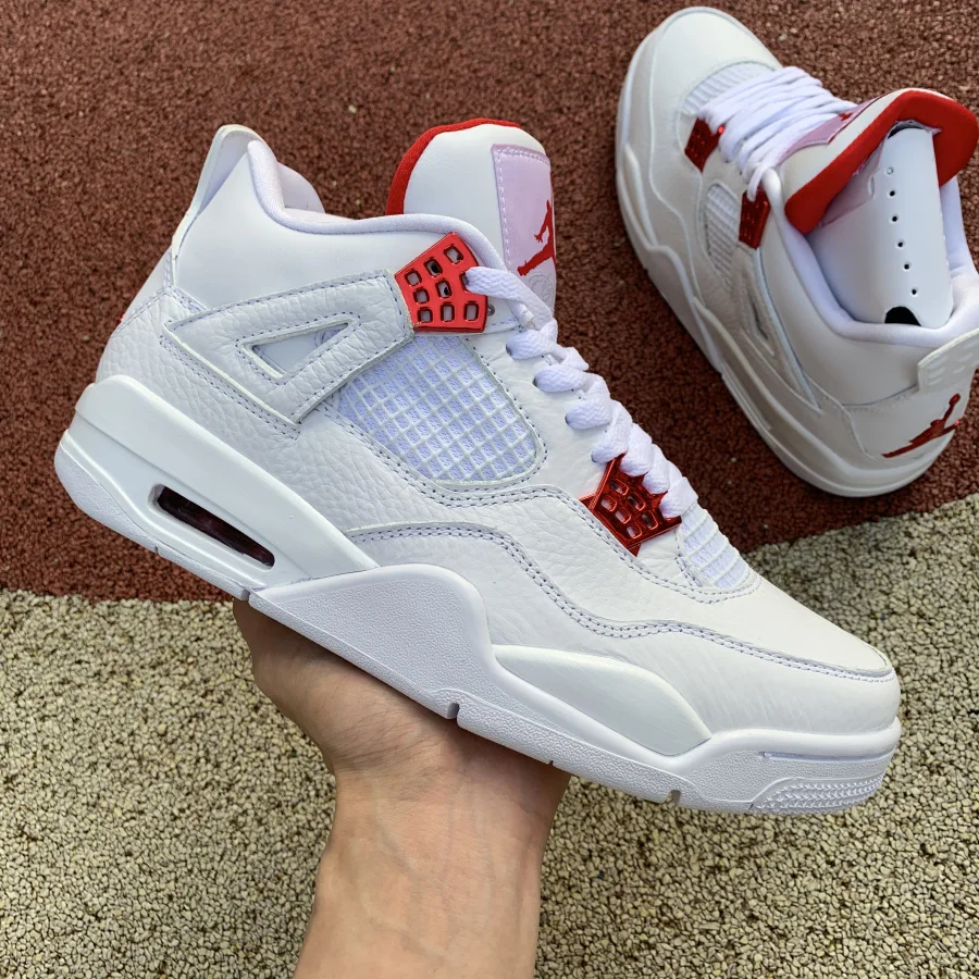 

2021 Basketball 4 Shoes Men 4S Breathable Mesh Socks Sneakers Antiskid Damping Outsole Athletic Sport Shoes 36-45