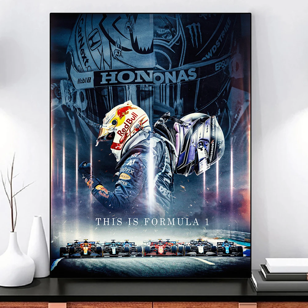 

Постер Формула 1 Настенная картина русский GP F1 формула LH44 MV33 рисунок на холсте с гоночным автомобилем домашний декор для гостиной