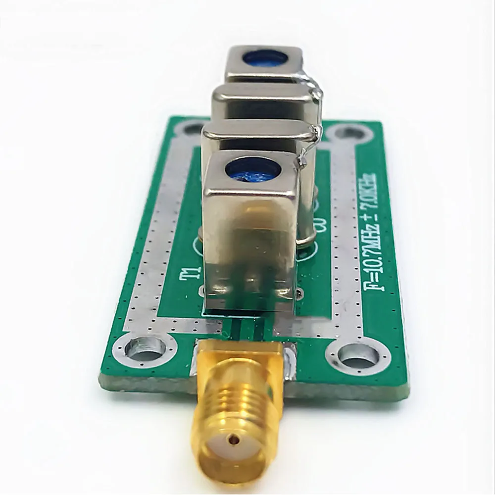 Taidacent Quartz Crystal RF Bandpass Filter Narrowband Filter 10.7MHz ±7KHz 10.7M Filter For Special Instruments