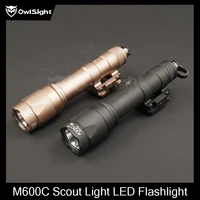 owlsight m600c scout light led tactical hunting flashlight scouting lampe for tactical hunting airsoft accessorie