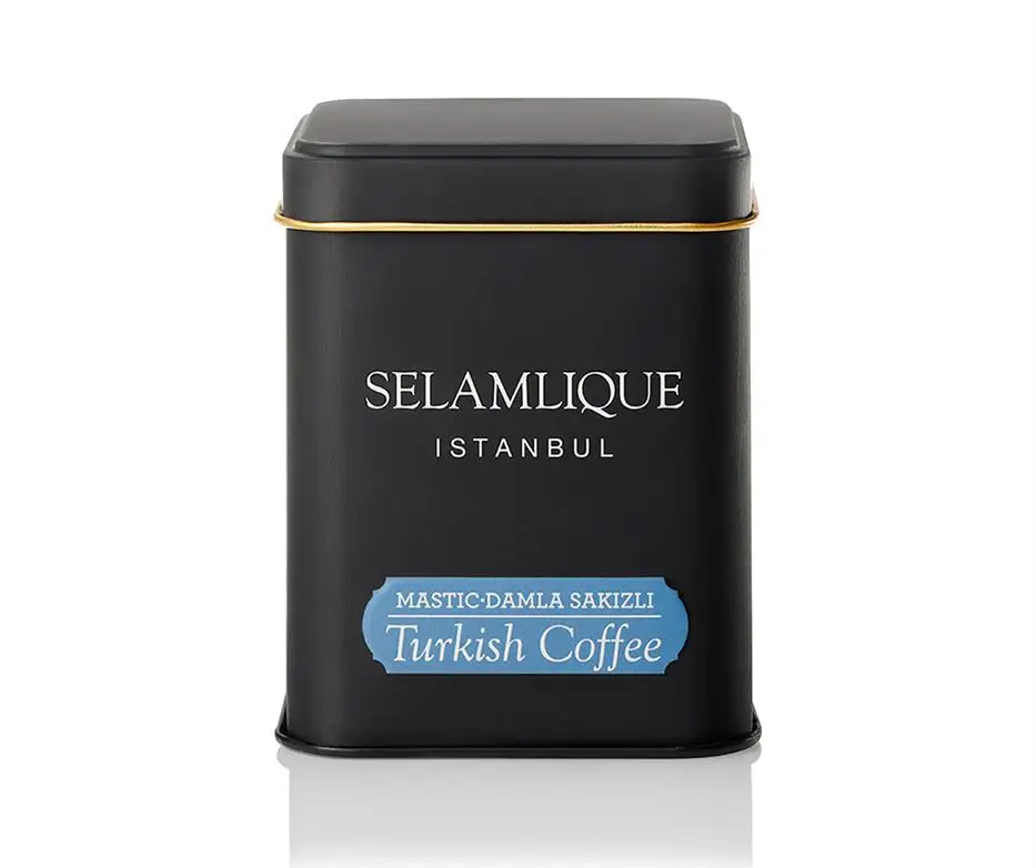 

Selamlique Mastic Gum Turkish Coffee 125gr.(4.40oz) | Millstone Ground Coffee| Millstone Coffee