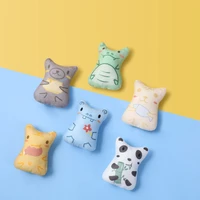 pet teeth grinding catnip toys funny interactive plush pet kitten chewing claws thumb bite cat toy