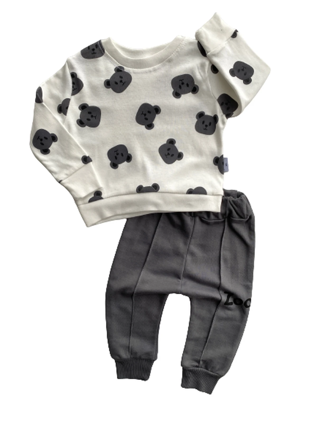 Newborn Baby Boy Clothing Outfits  2pcs  Spring Toddler Baby Boy Girl Casual Tops Sweater + Loose Trouser  Fashion Baby Clothes