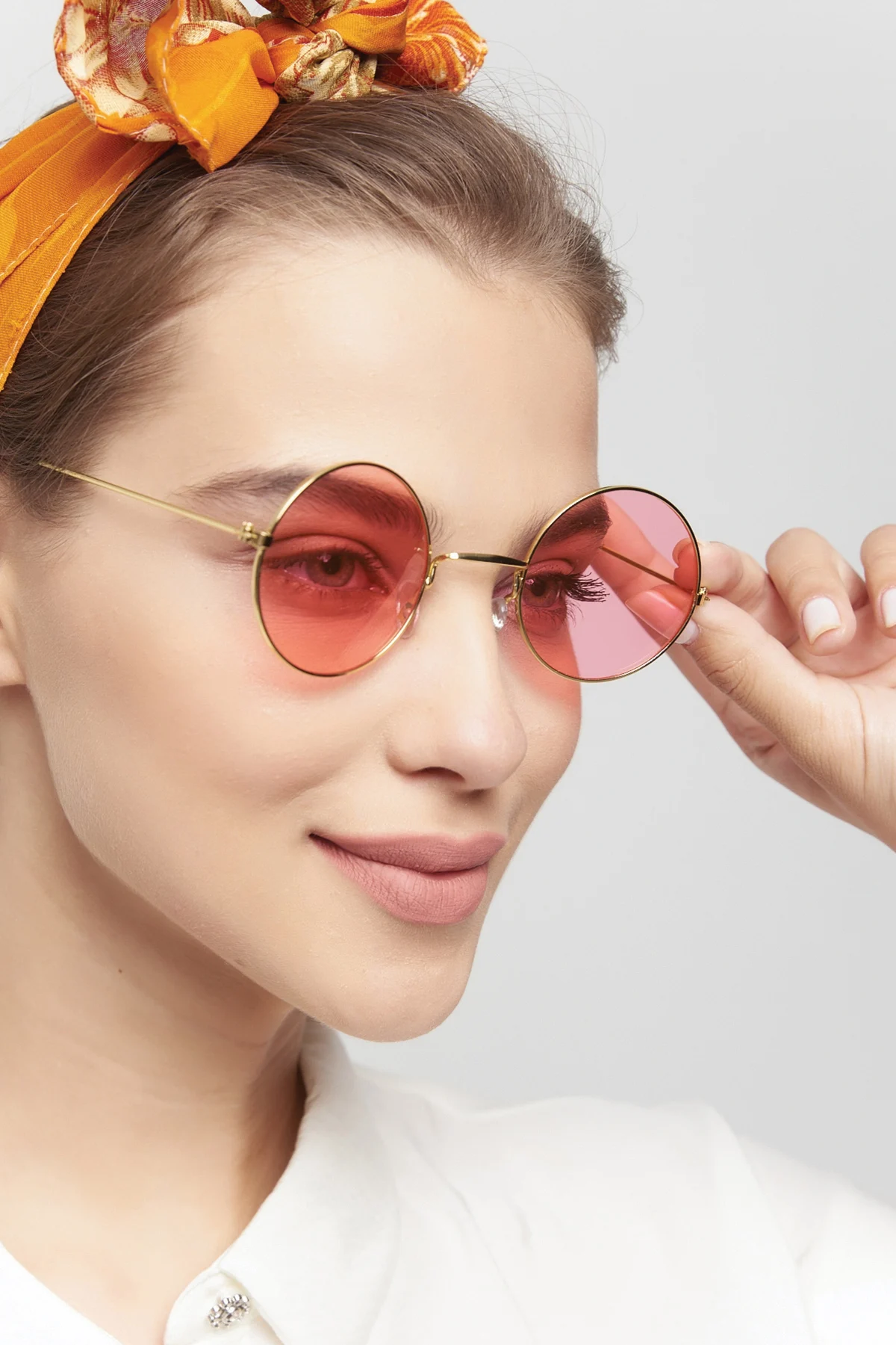 

2020 top Brand Luxury Fashion Women 'S Pink Metal Glasses UV400 APSS021506 Aqua di Polo 1987 Sunglasses