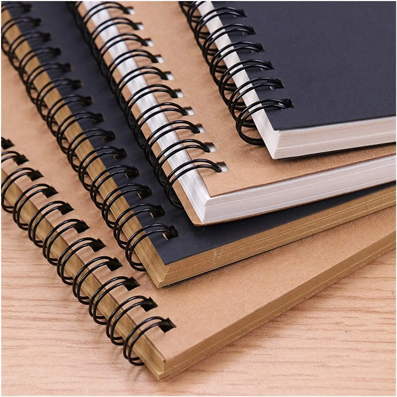

Sketchbook Diary For Drawing Painting Graffiti Soft Cover Black Paper Sketchbook Notepad Notebook Office School Supplies 1PC