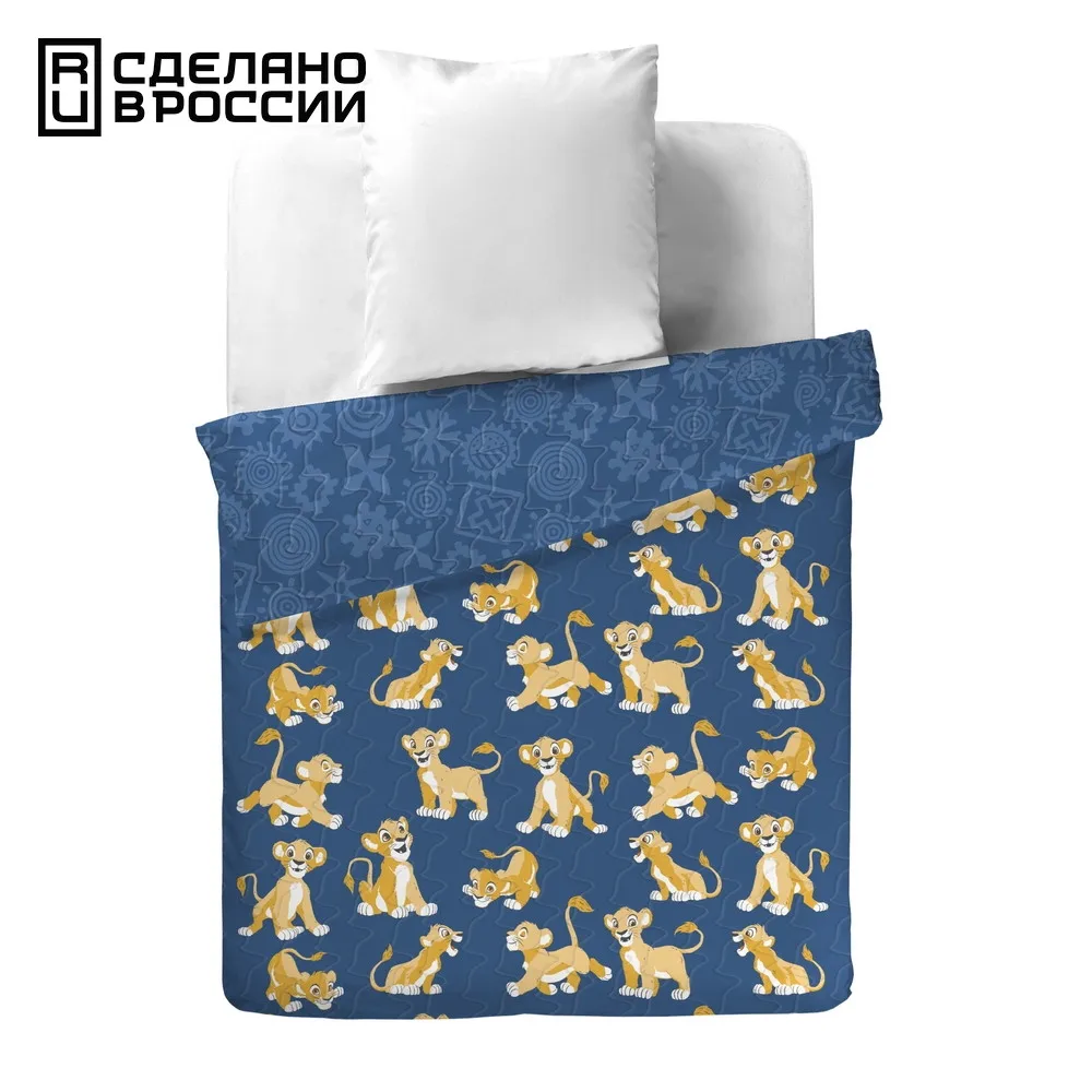 Детское стёганное покрывало Павлинка Король Лев Бязь 100% хлопок|Покрывало| |