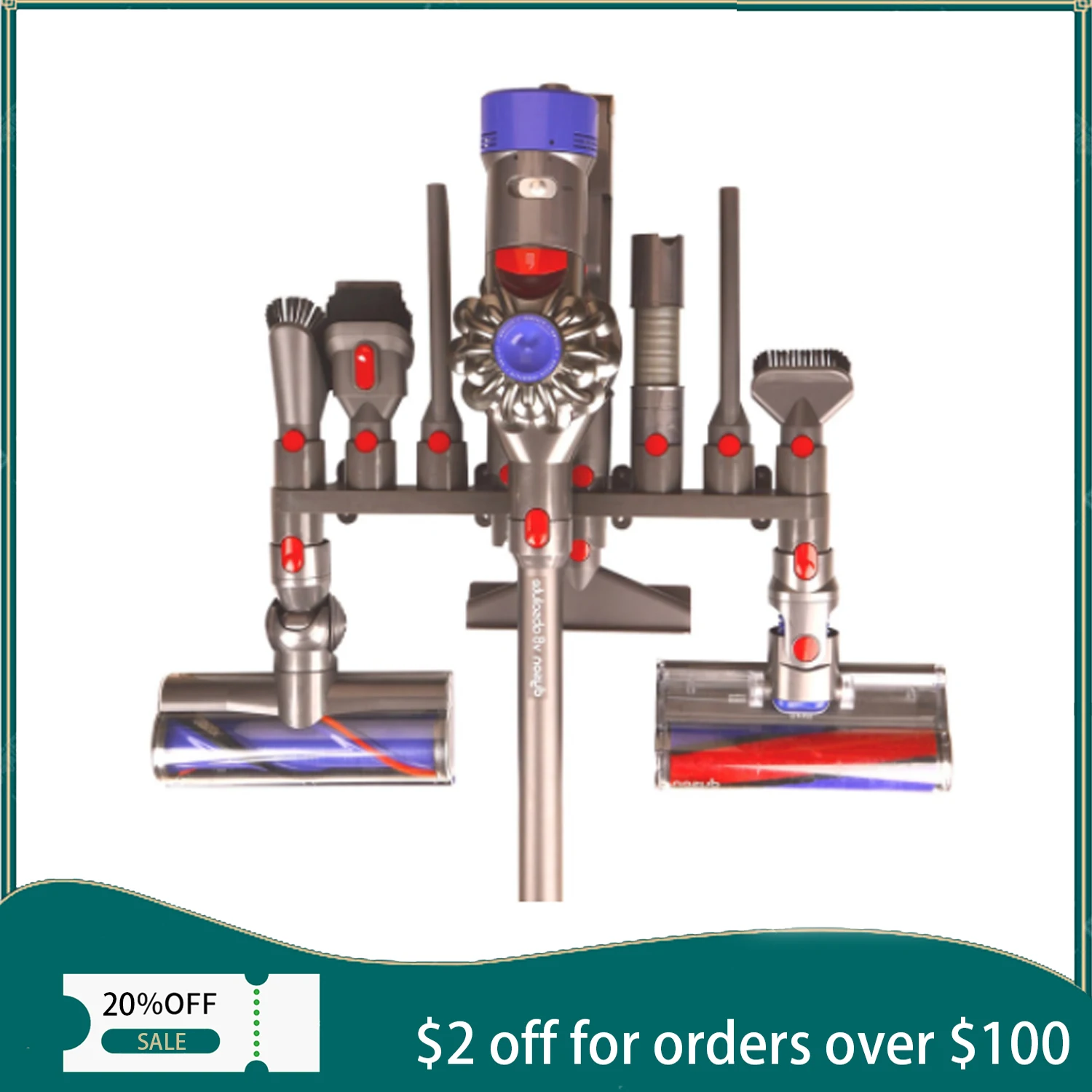 

Настенное крепление для пылесоса Dyson V6 V7 V8 V10 v11