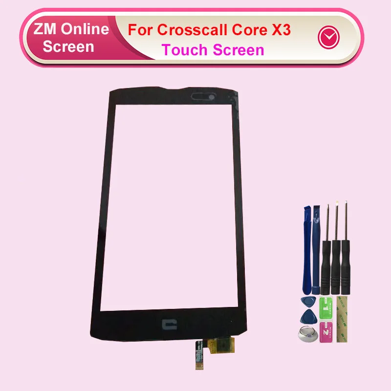 RYKKZ 5 0 дюймов для CROSSCALL Core X3 сенсорный экран без ЖК дисплея дигитайзер сборка