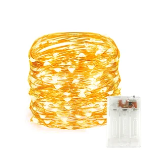 Гирлянда на батарейках, 2 м, 10 м, 100 светодиодов, 33 фута