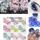 12 цветов, 20 млкоробка, массивный блеск для ногтей, шестигранная блестка для ногтей Пудра, Смешанная косметика, тумблер, массивные блески, TR-15