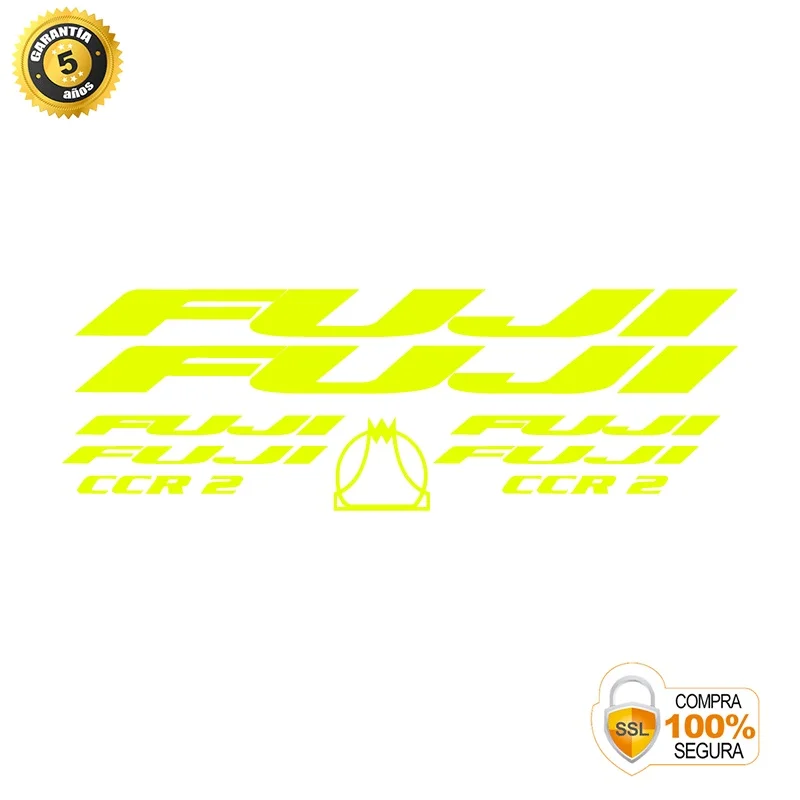 Набор наклеек для велосипеда виниловые высеченные наклейки FUJI велосипедная