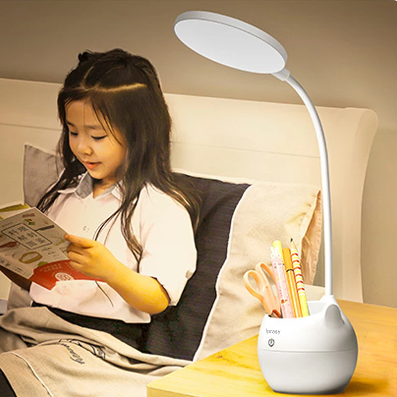 

Iprasy Eye protection desk lamp, eye protection desk, special charging plug-in dual-use desk wind for children's learning
