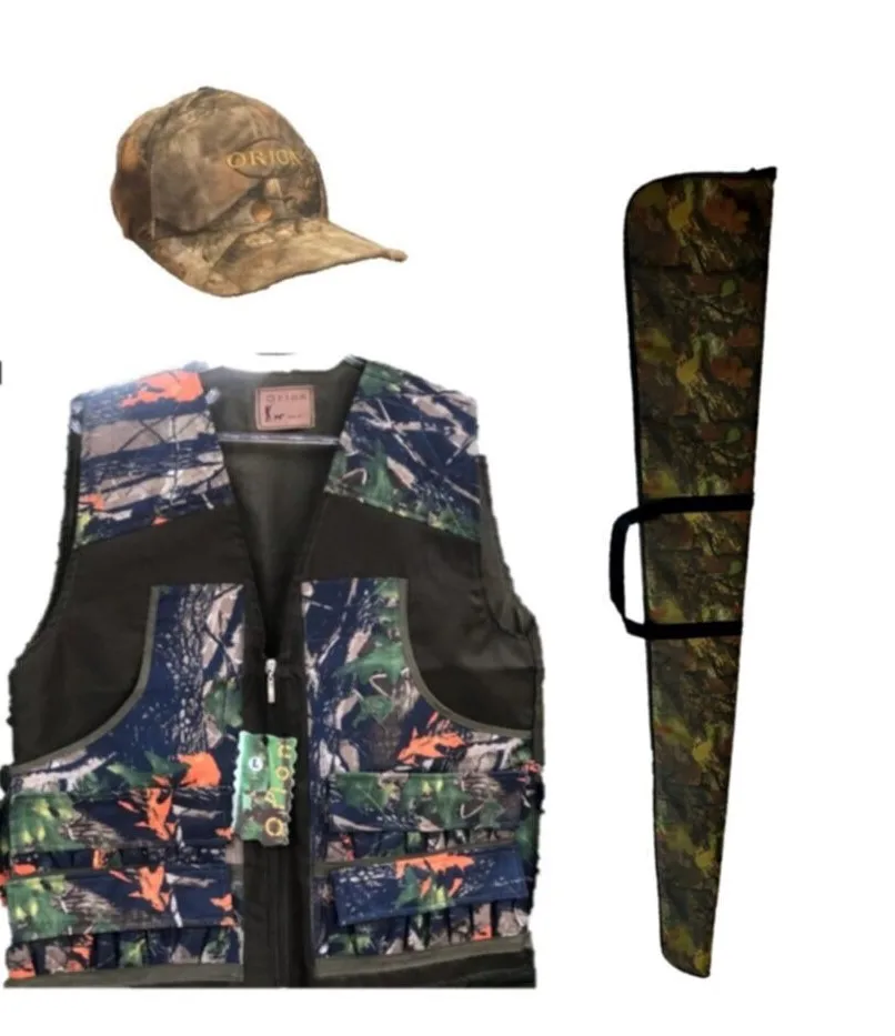 Bessstore набор боевиков зеленый камуфляж + жилет с несколькими карманами