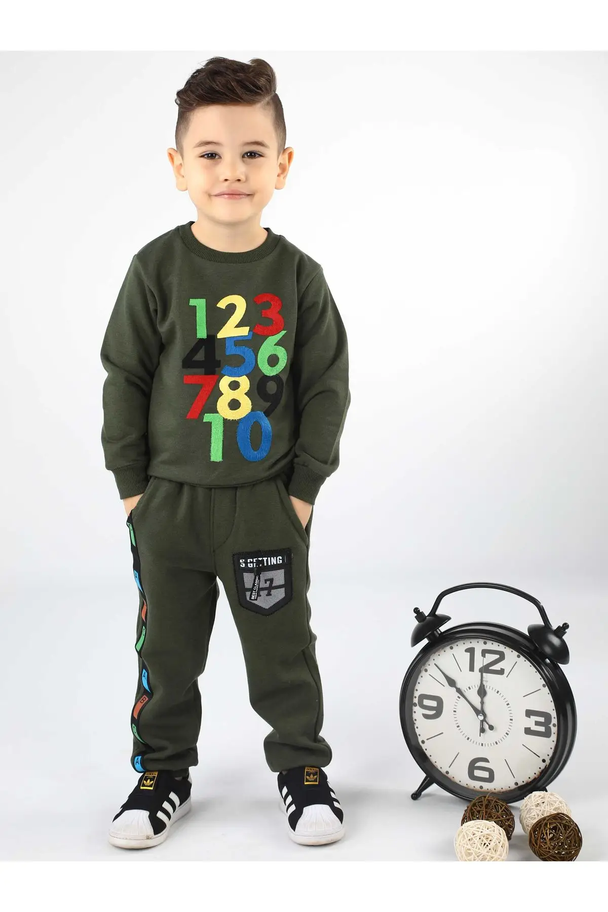 Сезонная Детская толстовка цвета хаки для мальчиков|Толстовки и кофты мальчиков|