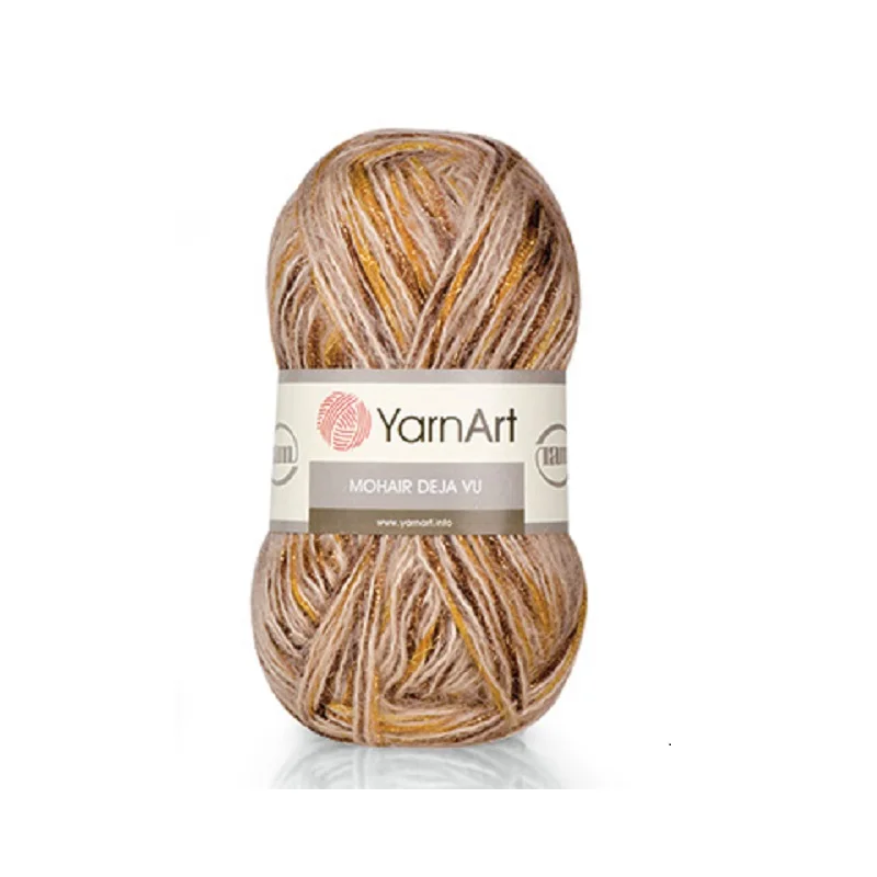 Мохеровая пряжа Yarnart 100gr 220mt % 70 шерсть 30 акрил вязание крючком облегающая шапочка