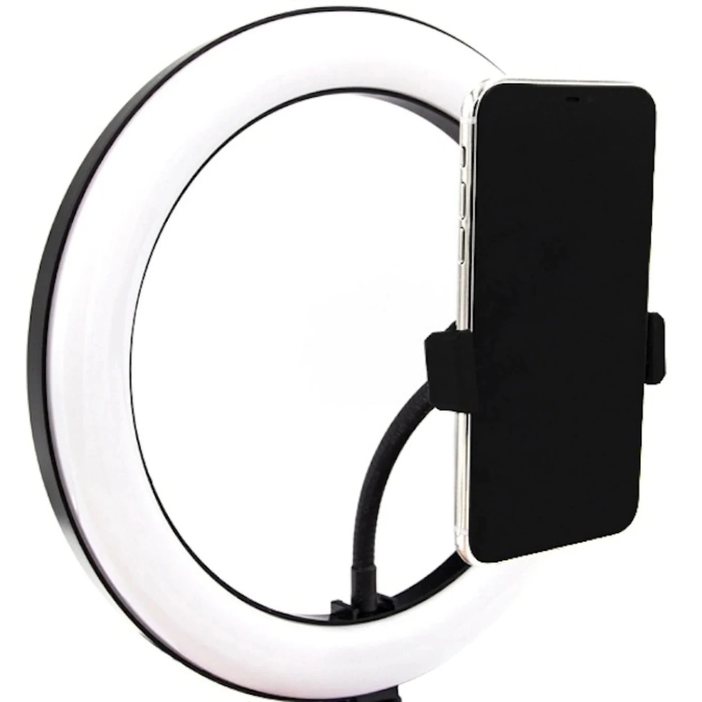 Кольцевая светодиодная лампа 26см со штативом 2м и с держателем для телефона (без