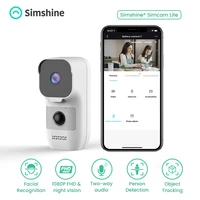 simshine hd night vision battery camera 1080p wifi camera human ai webcam ip camera security home indoor camera video recorder