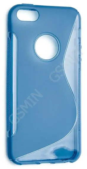 Silicone cover for Apple iPhone 5/5S/SE S-line TPU case (blue) | Mobile Phone Cases &amp Covers