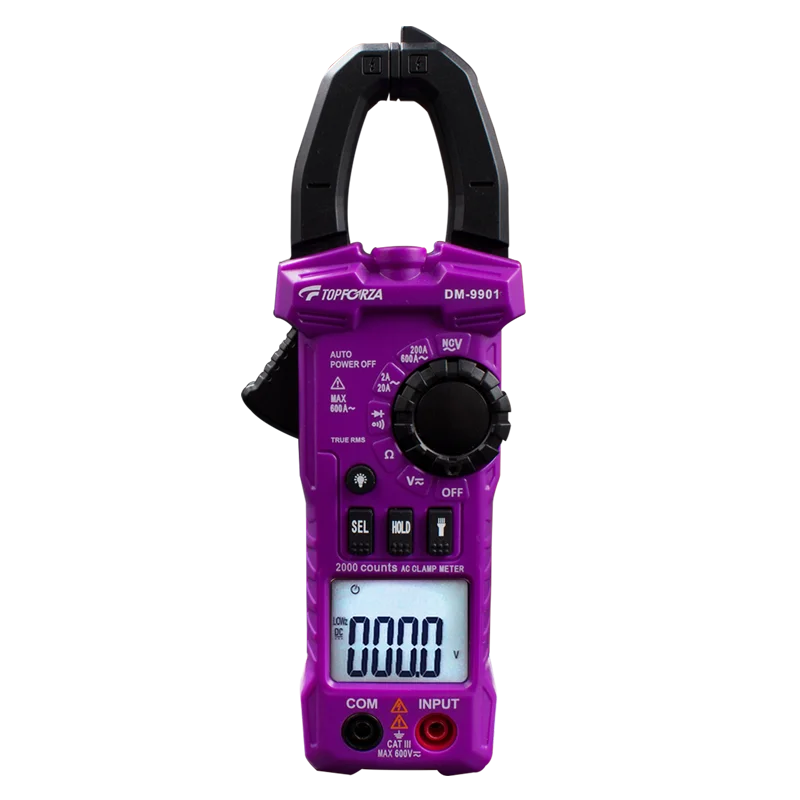 

True RMS AC Best Clamp Meter Current Voltage Resistance Tester Meter Electrician Repair Tools