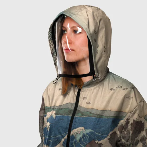 Ветровка 3D с защитным экраном Водовороты Наруто