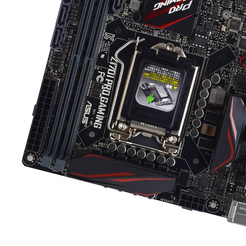 Материнская плата LGA 1151 Mini-ITX ASUS Z170I PRO игровая материнская 1151DDR4 Intel Z170 32 Гб USB для Core
