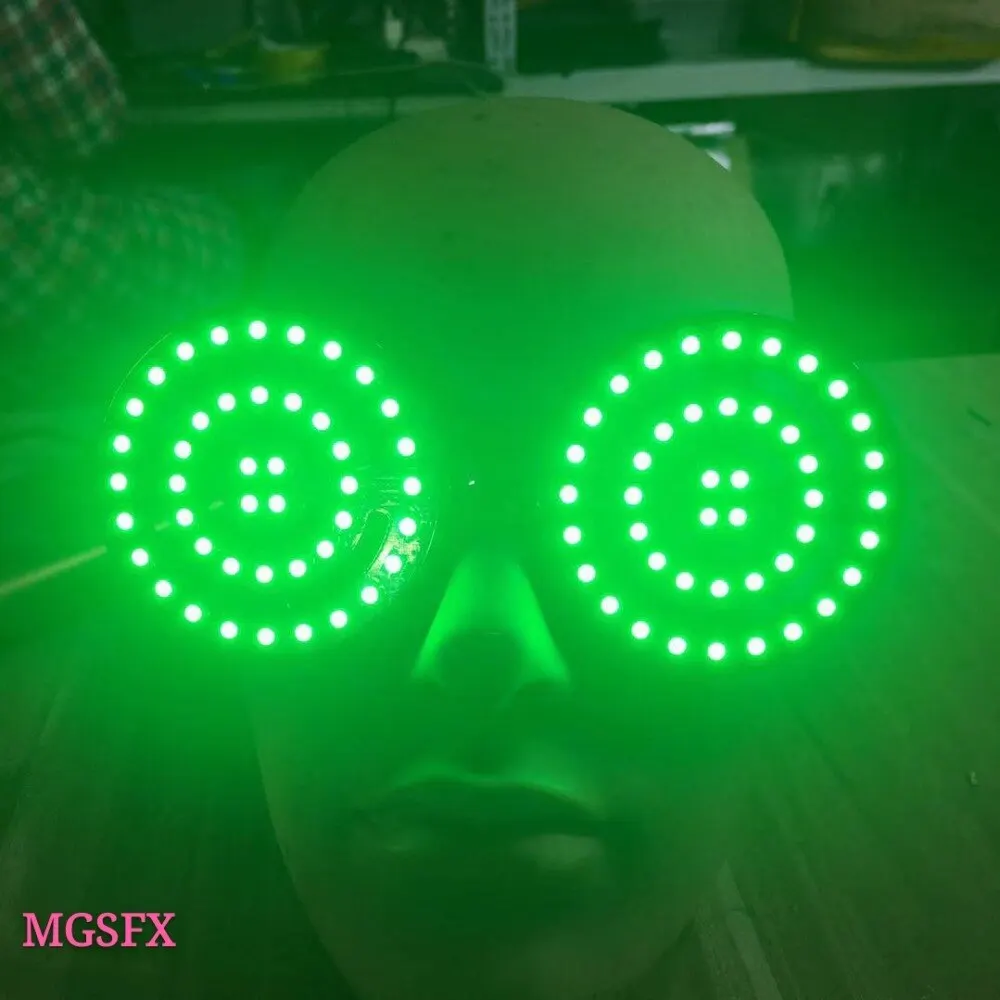 Светодиодный светильник Rezz высококачественные очки с зарядкой от USB радужные