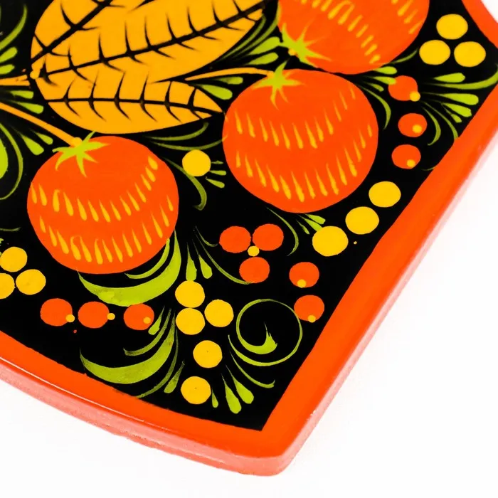 Доска разделочная Лимонница хохлома |