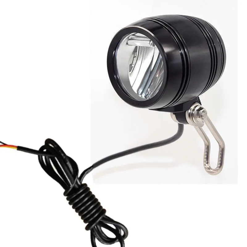 Головной фонарь для электровелосипеда встроенный динамик 24/36/48 в 100 люкс